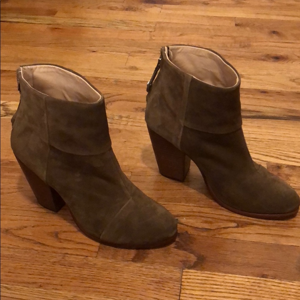 Rag and Bone Suede Classic Newbury Booties